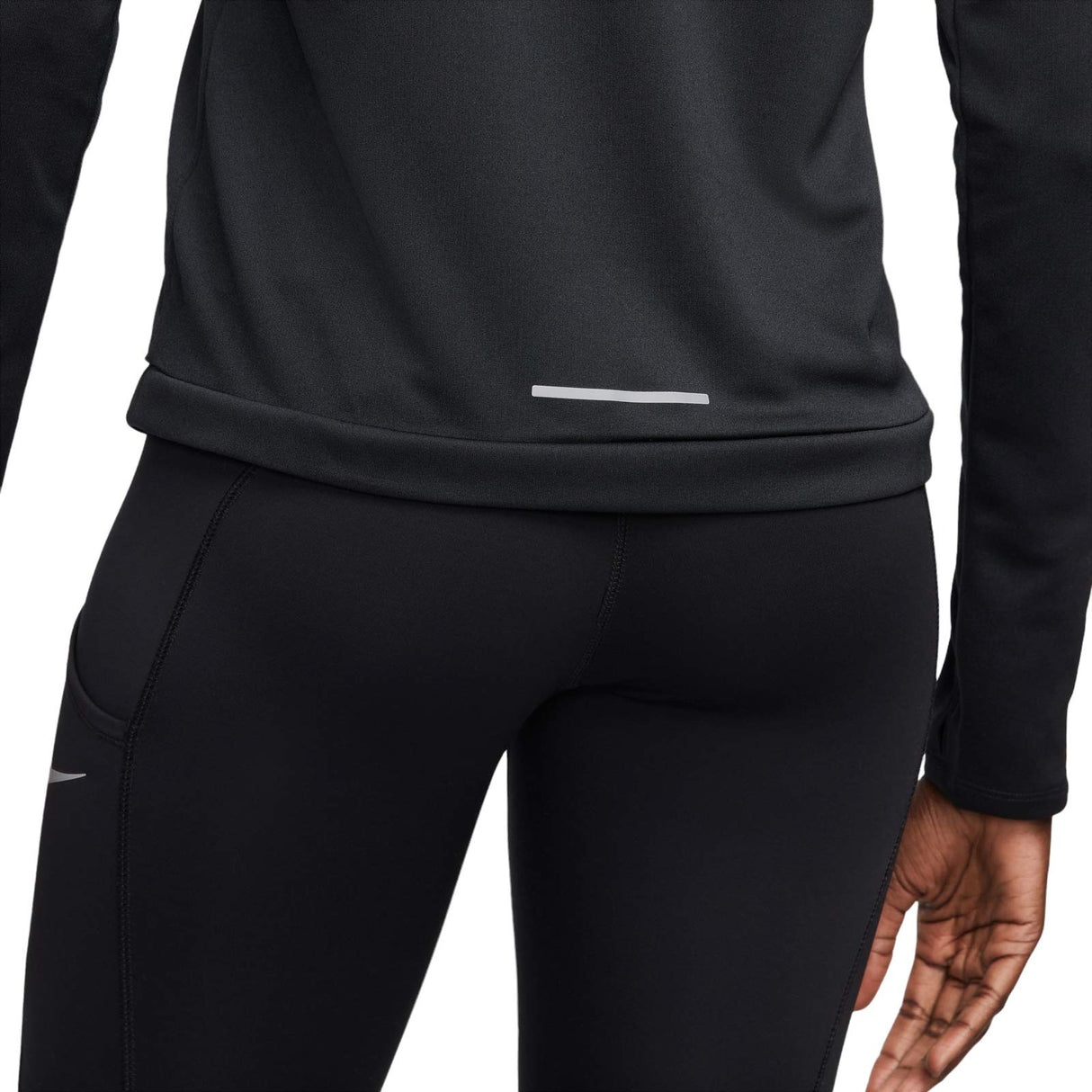 Nike Womens Dri Fit F Pacer HZ Top Black