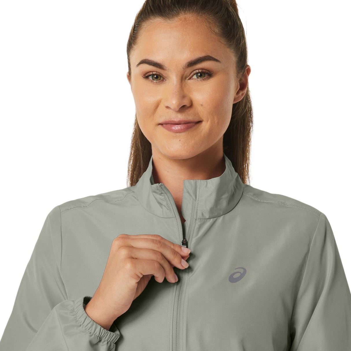 Asics Womens Core Jacket Grey