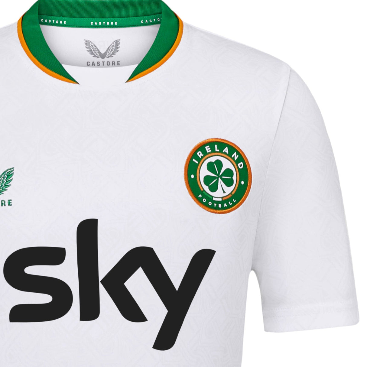 Castore FAI 24 Kids Away SS Jersey White