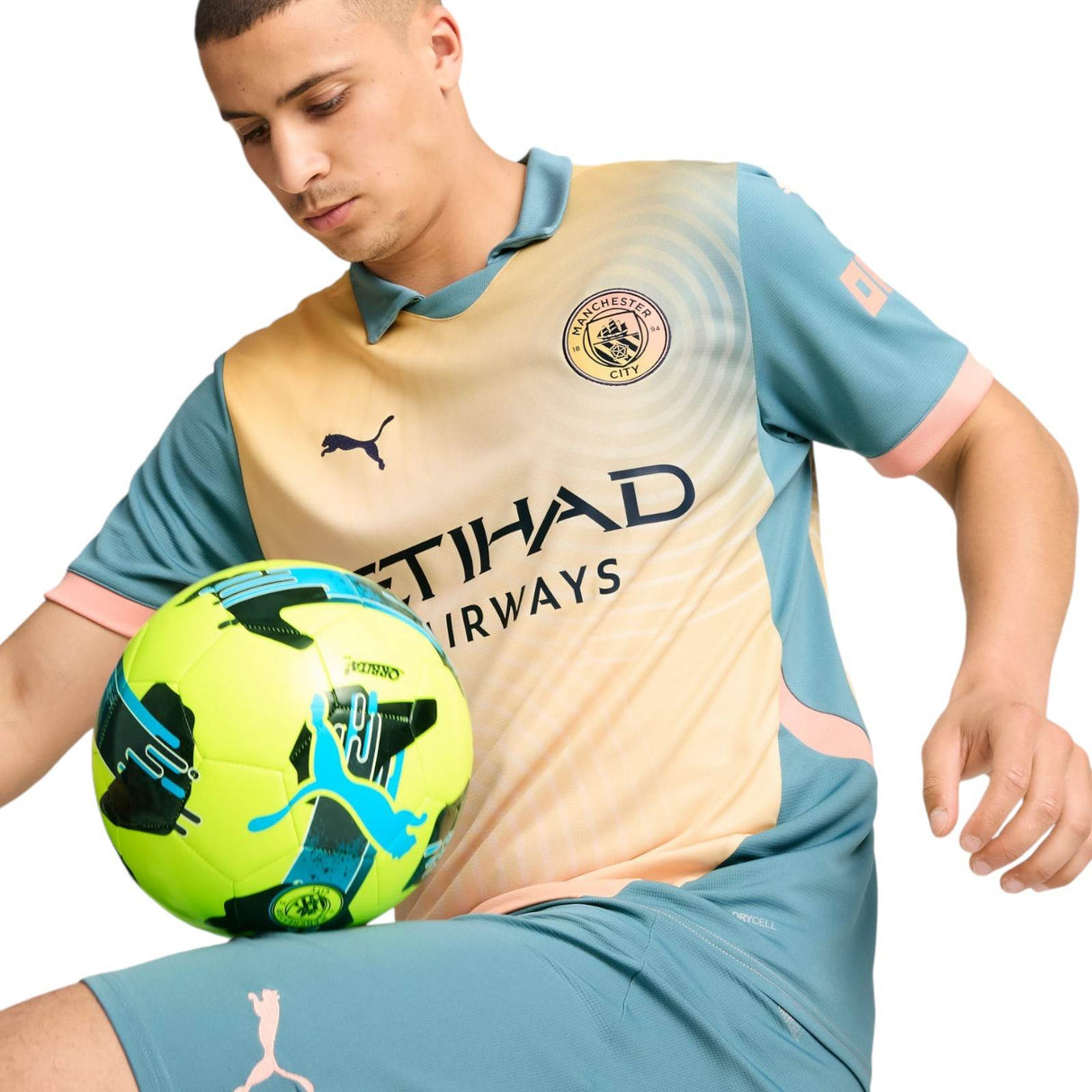 Puma MCFC 24 4th Jersey Pink