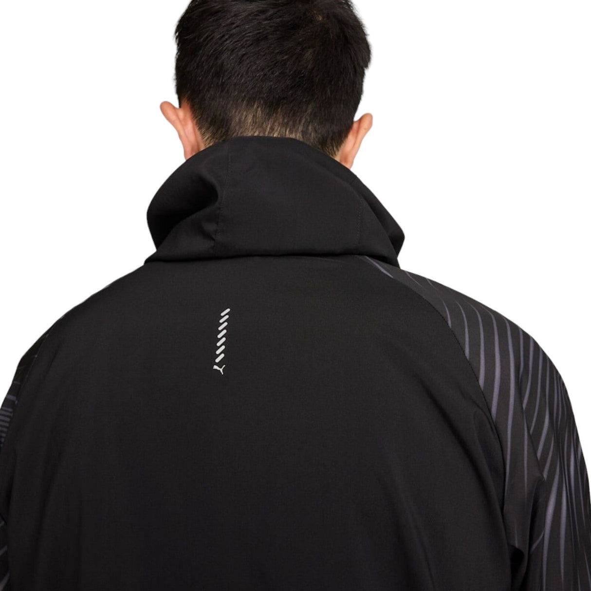 Puma Run Favourite AOP Wovn Mens Jkt Blk