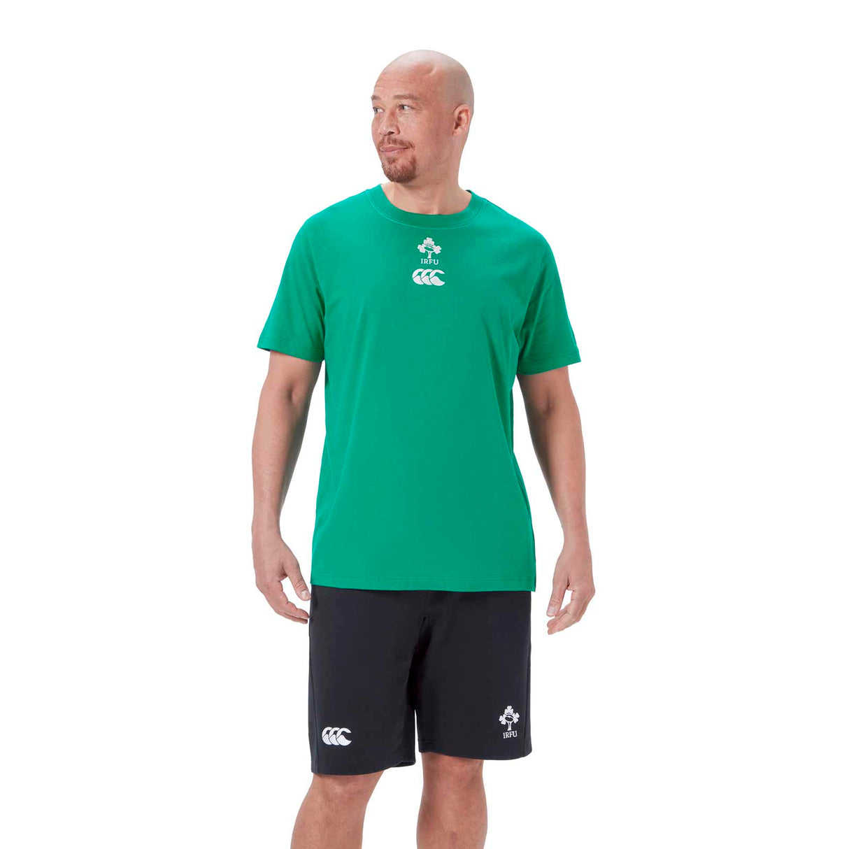 Canterbury IRFU 24 Team Cotton Tee Green