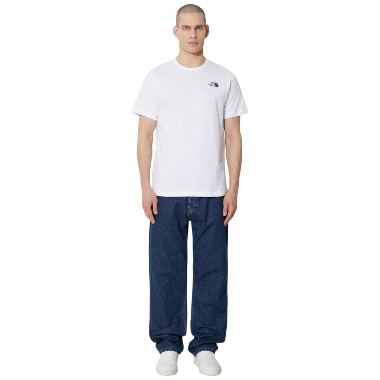 The Northface M S/S REDBOX TEE White