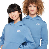 Nike Boys Sportswear Club Fleece HDY Blu