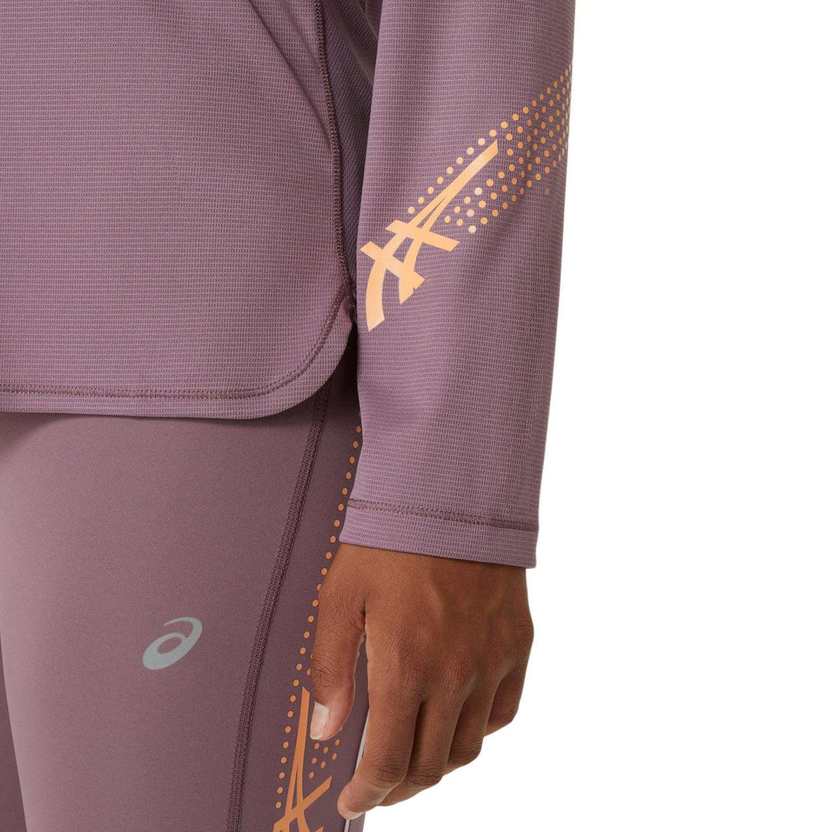 ASICS WMNS ICON LS 1/2 ZIP PINK