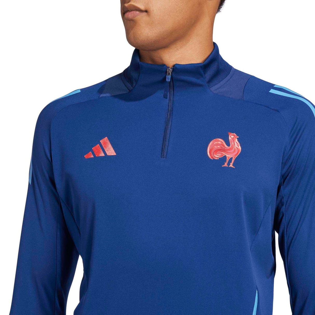 adidas France 24 Training QZ Top Navy