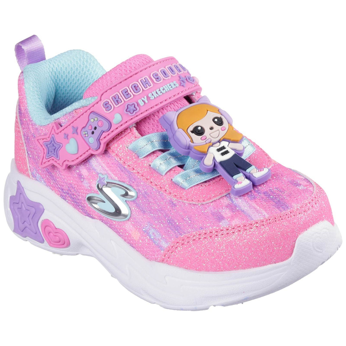 Skechers Girls Snuggle Skech Squad Pink