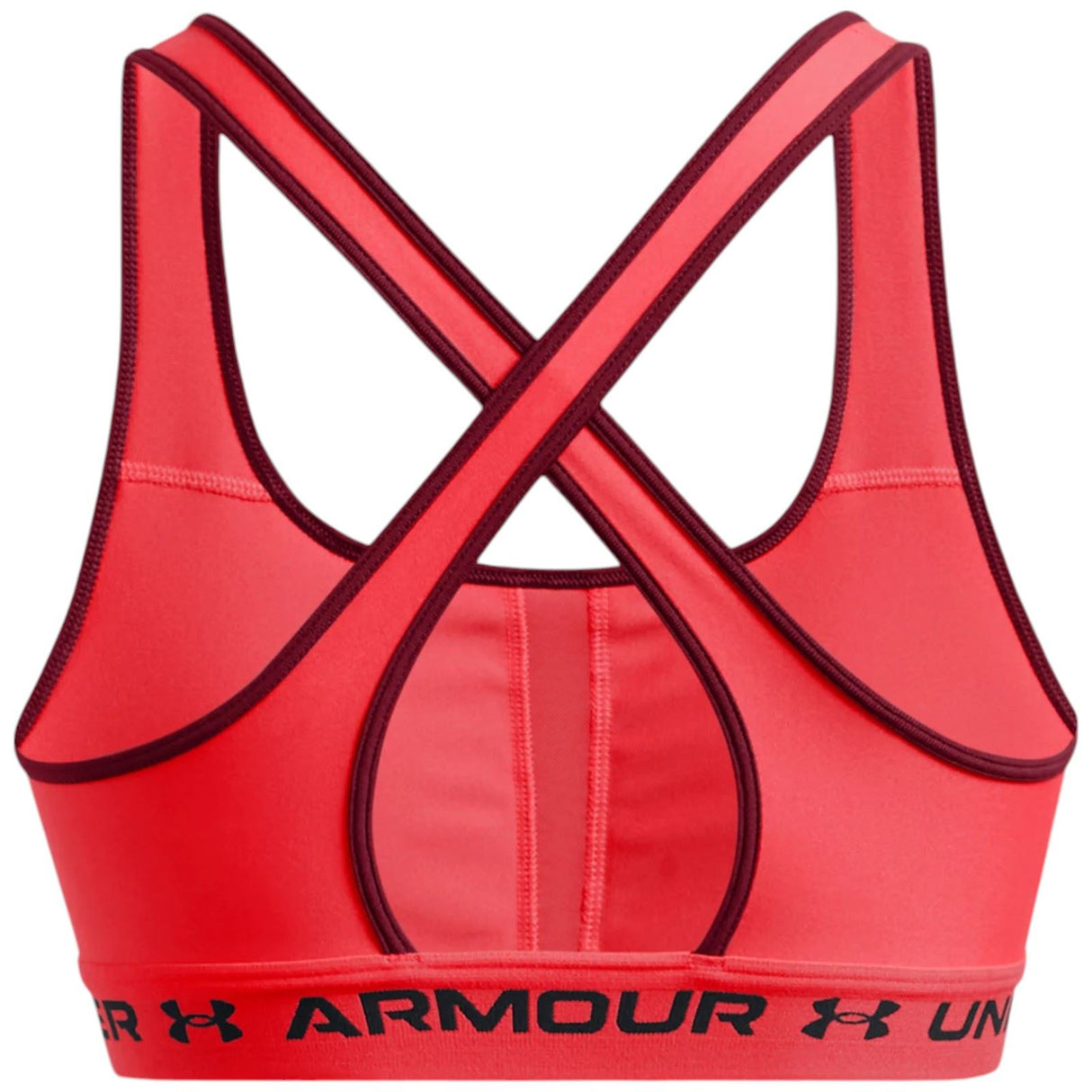 Under Armour Crossback Mid Wmns Bra Red