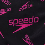 SPEEDO Boom Logo Allover Medalist Black