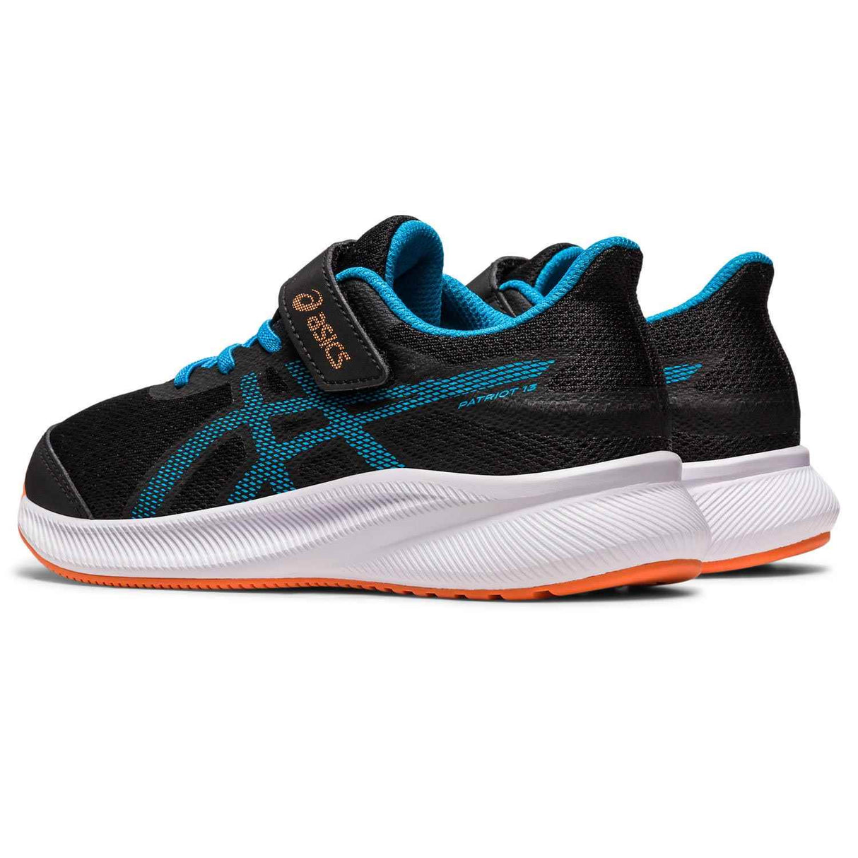 Asics Patriot 13 Jnr Boys Black/Blue