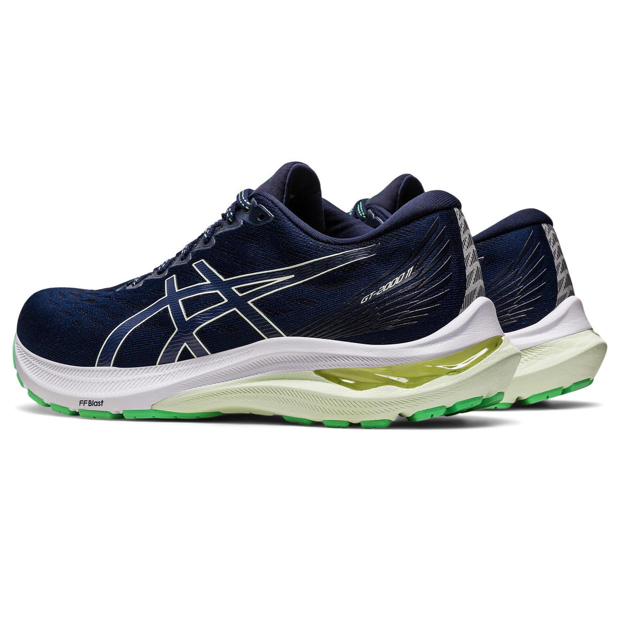 Asics GT-2000 11 Womens Navy/Green