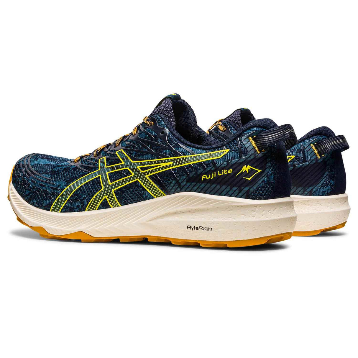 Asics Fuji Lite 3 Mens Navy/Yellow
