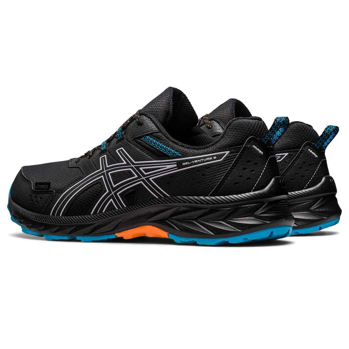 Asics Gel-Venture 9 WP Mens Black/Blue