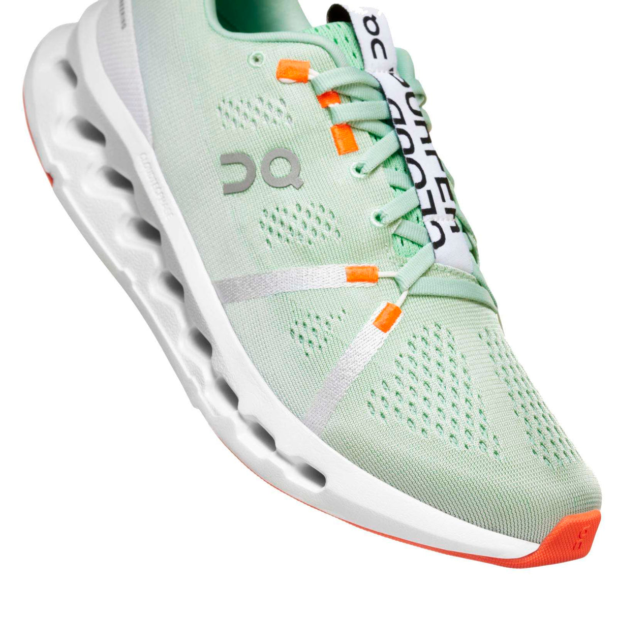 ON Cloudsurfer Mens White/Green