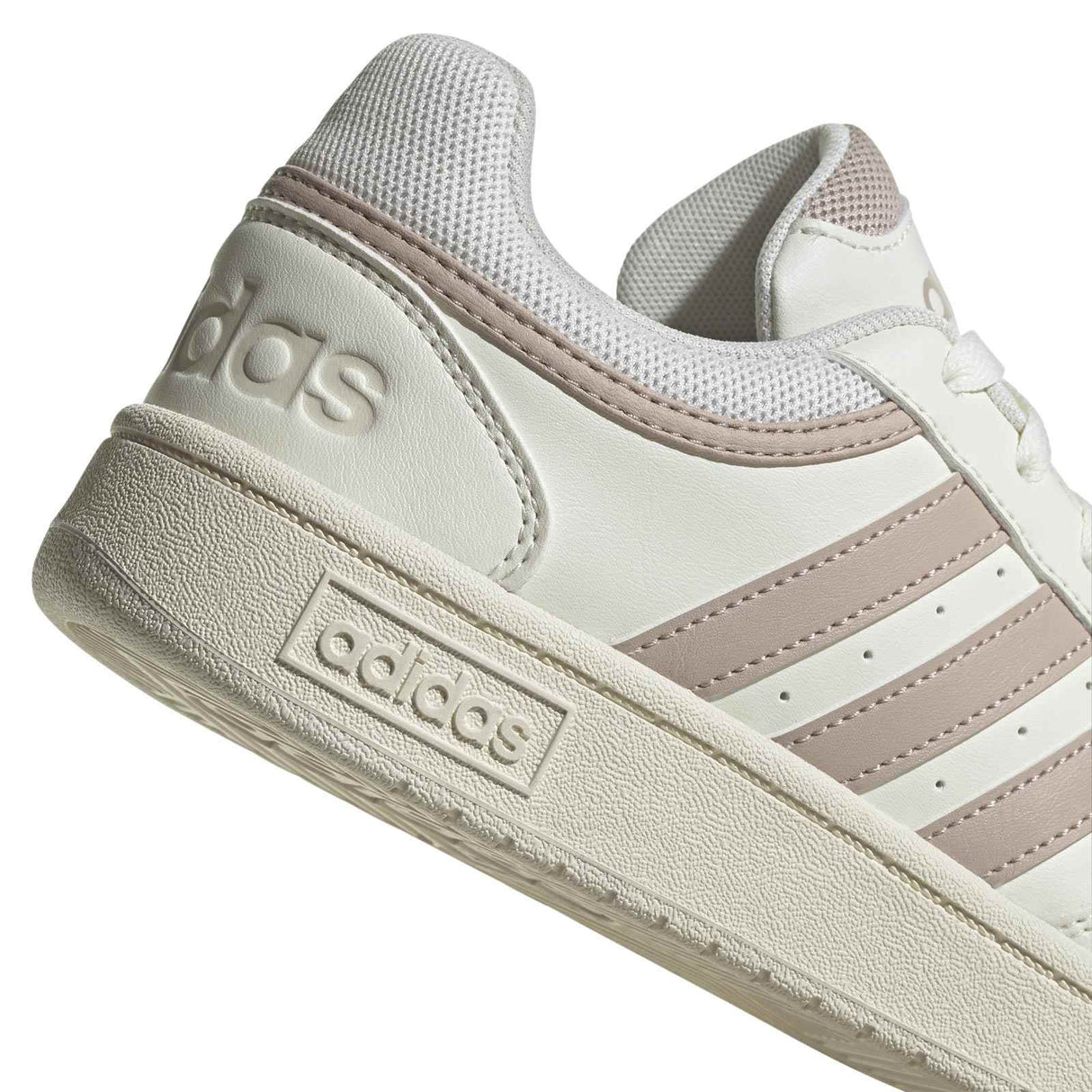 adidas Hoops 3.0 Womens White/Pink