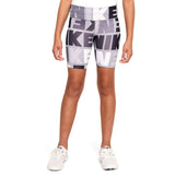 Nike Girls DF One Bike Sho Logo Prnt Gry