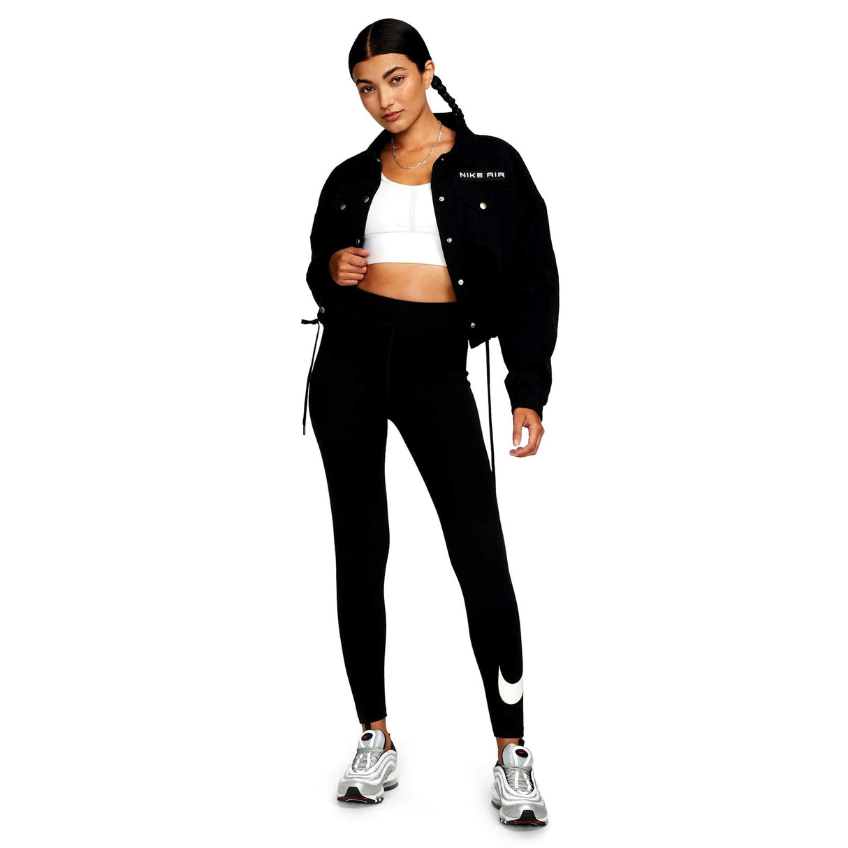 Nike Wmns NSW CLSC GX HR Swoosh Tight Bk