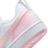 Nike Court Borough Jnr Girls White/Pink