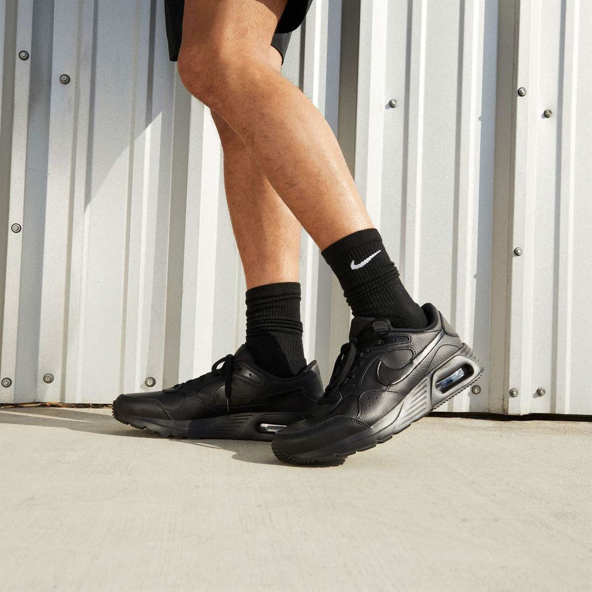 Nike Air Max SC Leather Mens Black