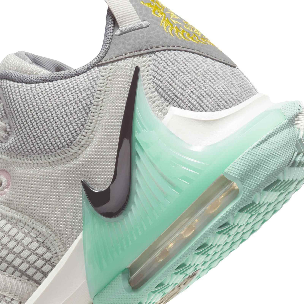 Nike LeBron Witness 7 Mens Grey/Green