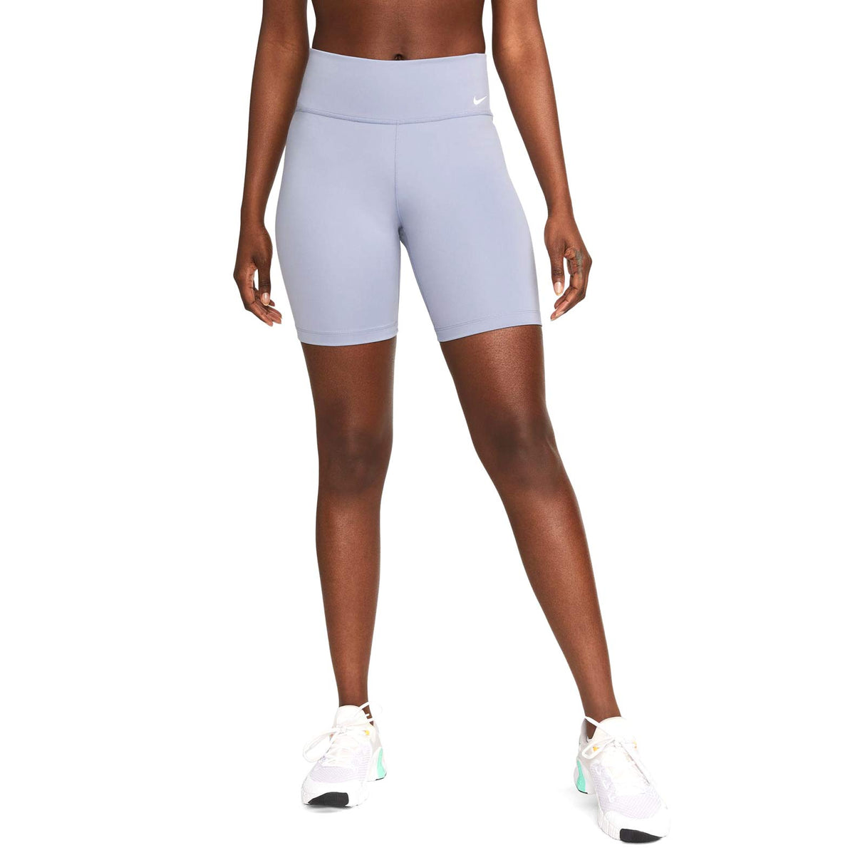 Nike Womens One DF MR 7in Short Purple