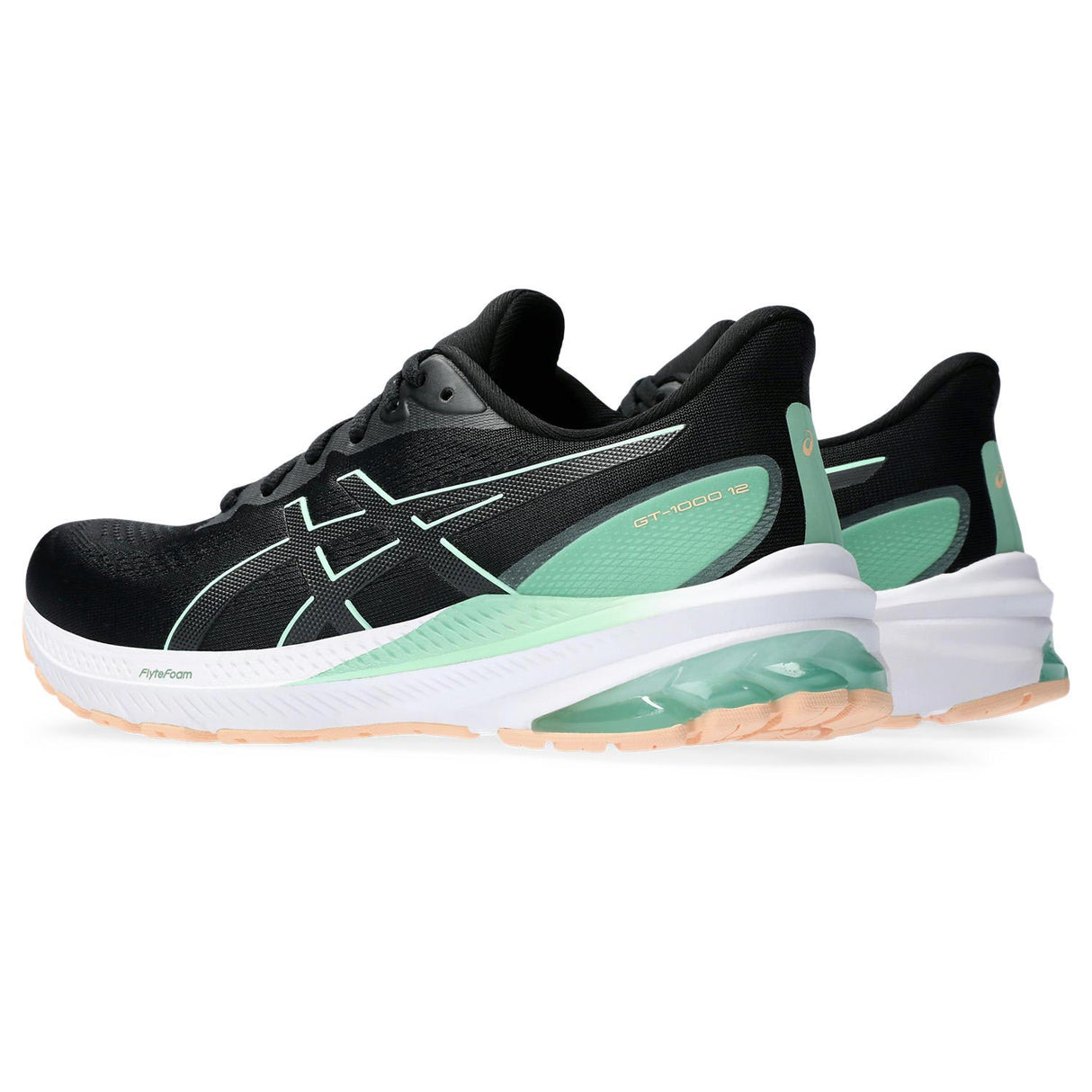 Asics GT-1000 12 Womens Black/Green