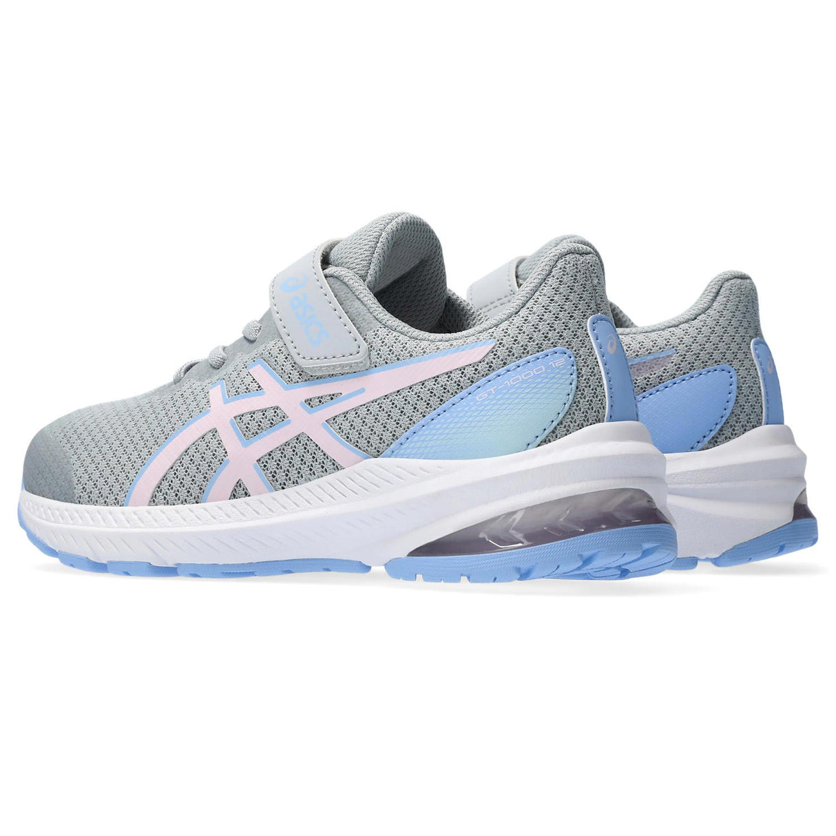 Asics GT-1000 12 Jnr Girls Grey/Pink