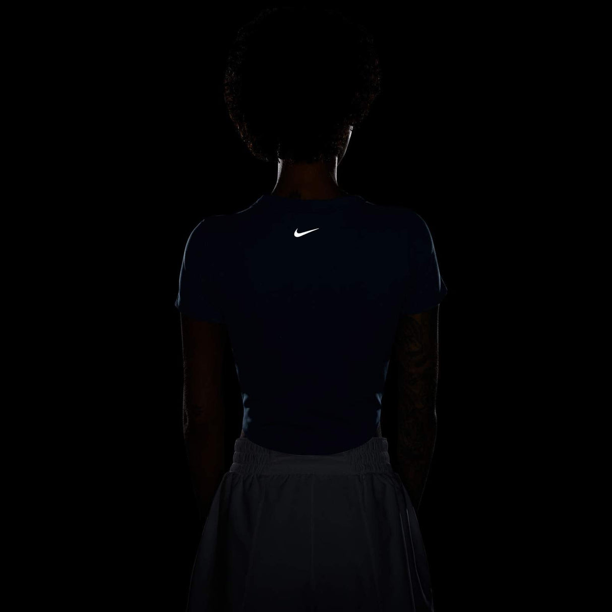 Nike Wmns One Fitted DF SS Top Blue