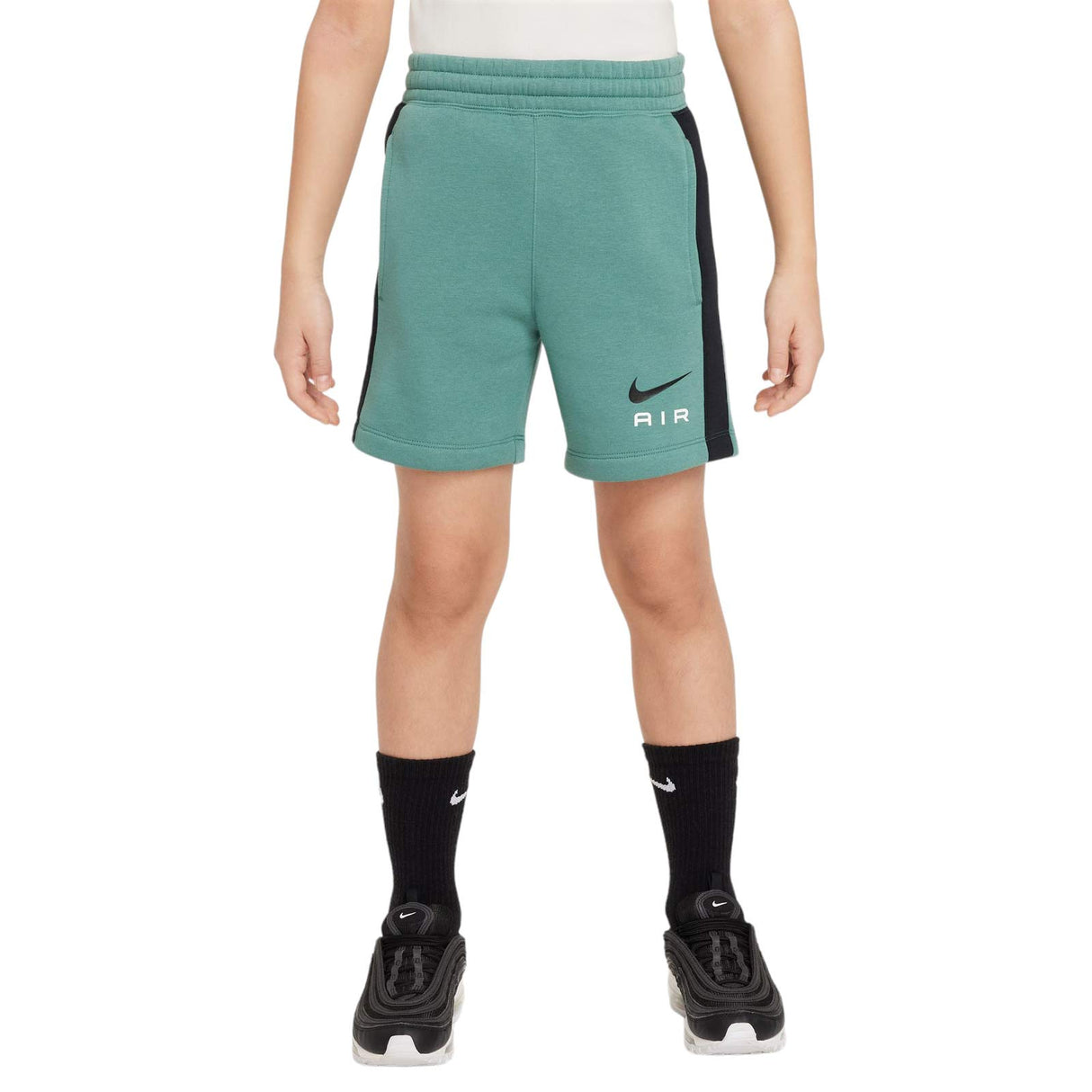 Nike Boys NSW N AIR Fleece Shorts Green
