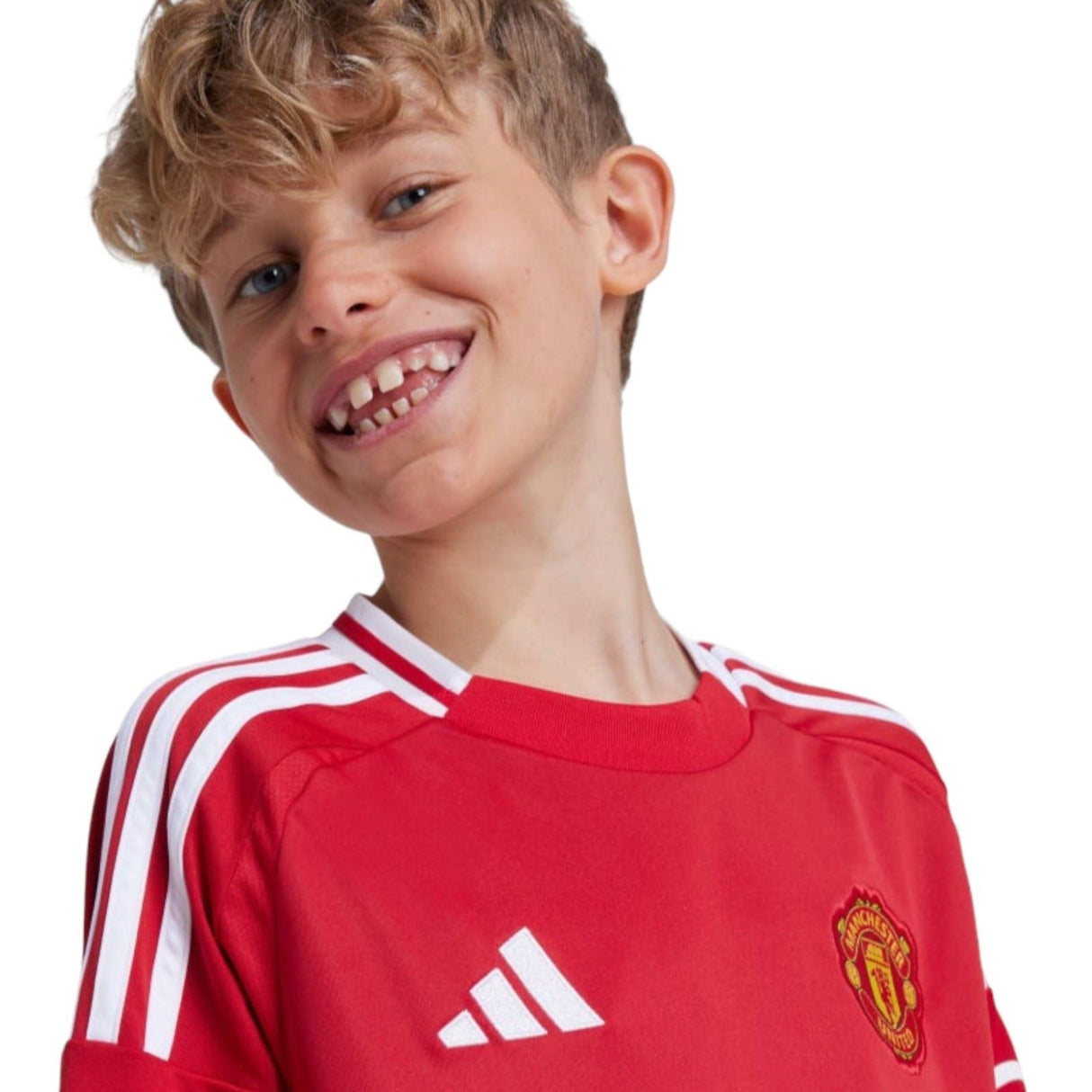 adidas Man Utd 24 Kids Home Jersey Red