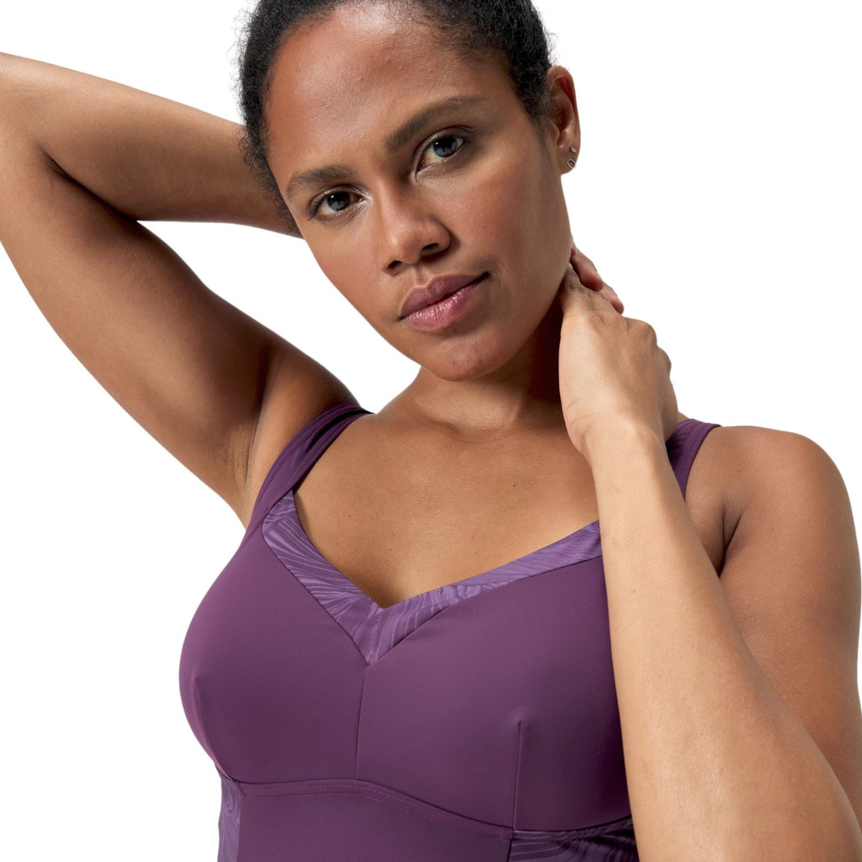 Speedo Wmn Prt LunaElustre 1 Piece Pur