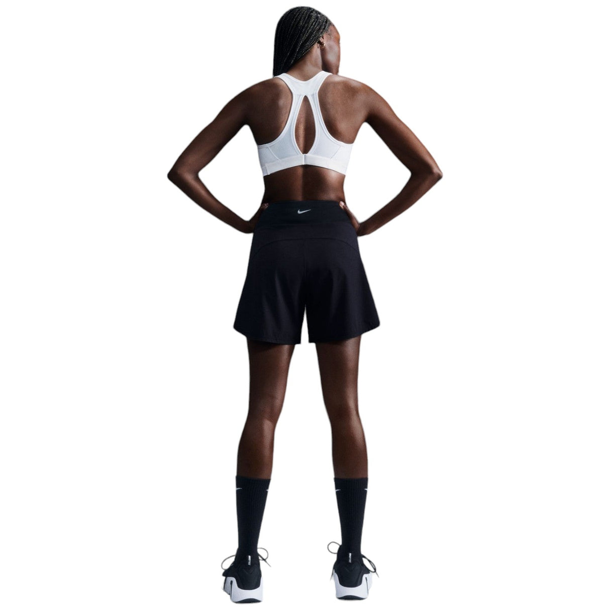 Nike Swoosh High Support Womns Bra White