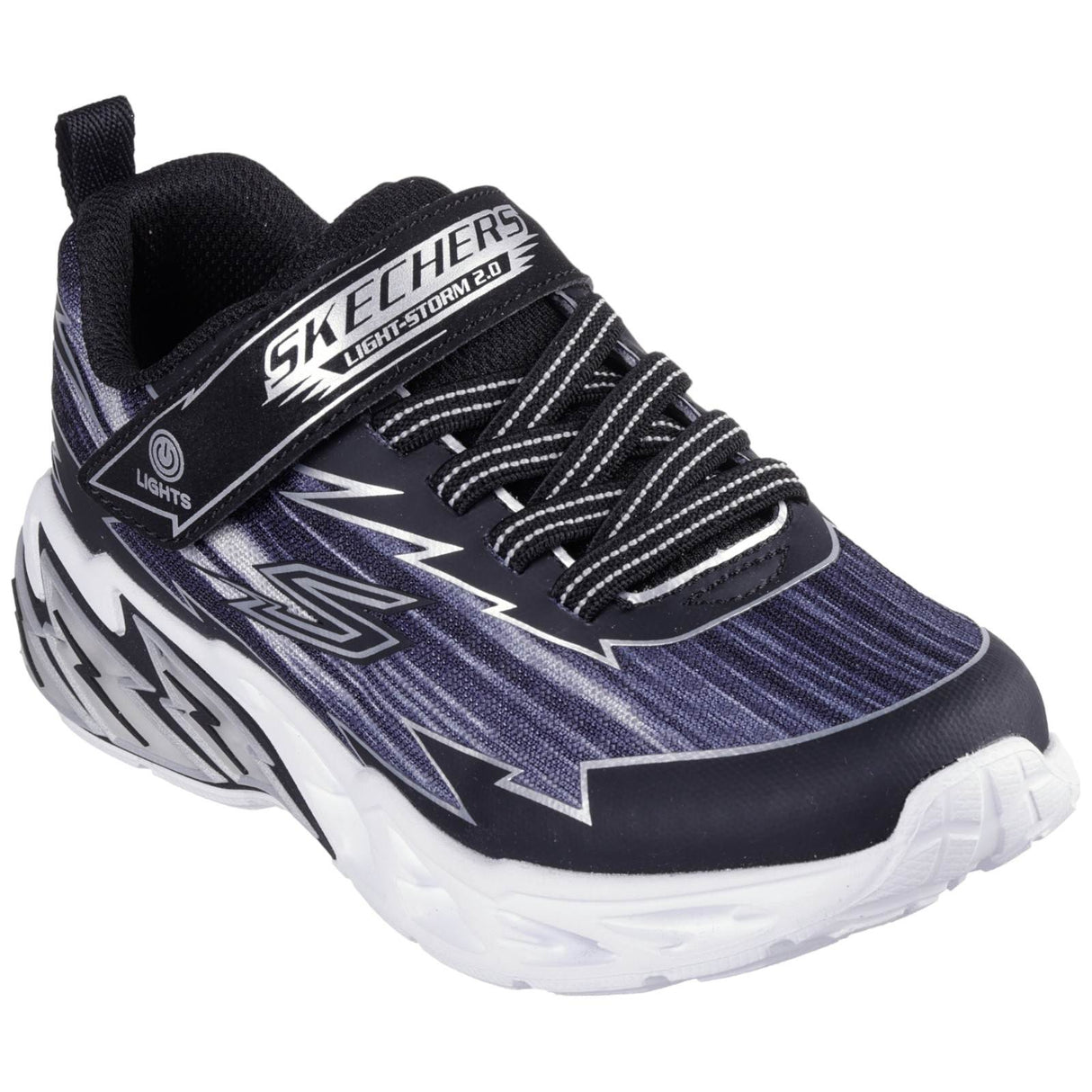 Skechers Boys Light Storm 2 Bolt Black