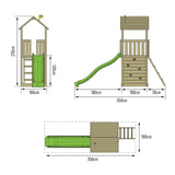 TP Toys Skywood Playtower with Ripple Slide