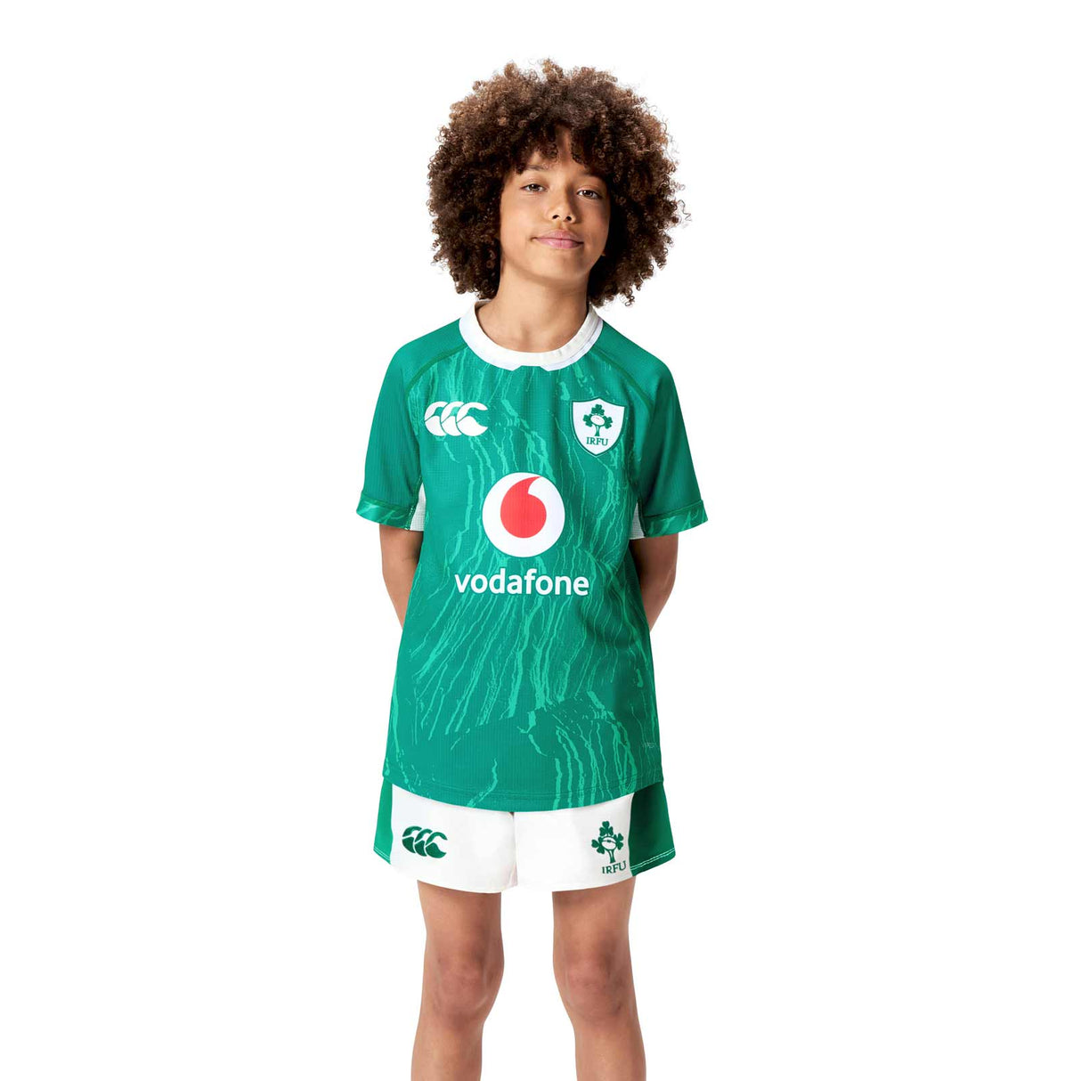 Canterbury IRFU 24 Kid Home Pro Jrsy Grn