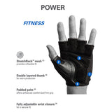 Harbinger Mens Power Glove Black