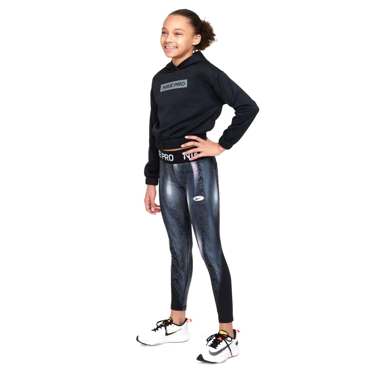 Nike Girls NP DF IC Nvlty Wrm Legging Bk