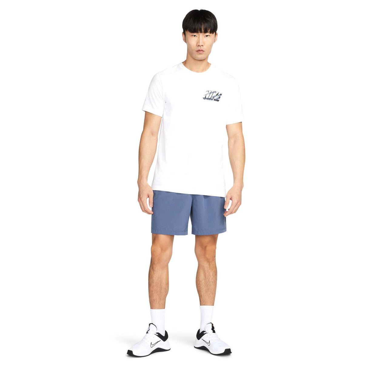 Nike Mens Dri-Fit SU Vintage Tee White