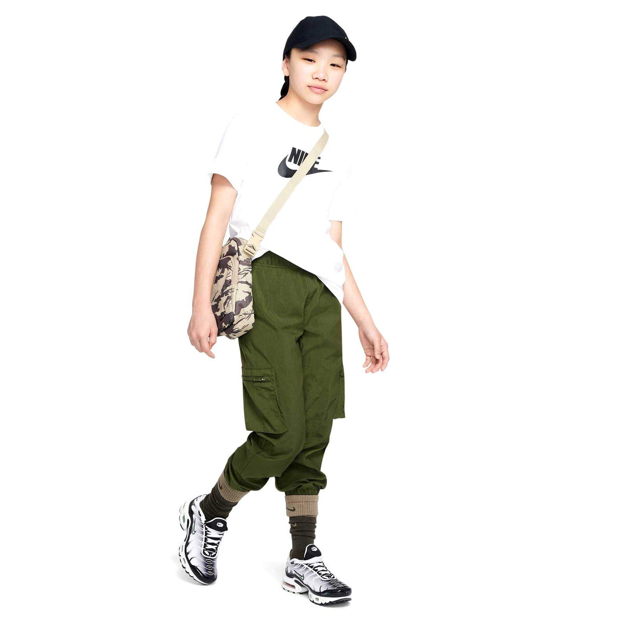 Nike Girls NSW Tee Futura SS BF Tee Wht