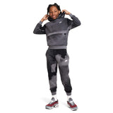 Nike Boys Club Fleece Hybrid PO Hoody Bk