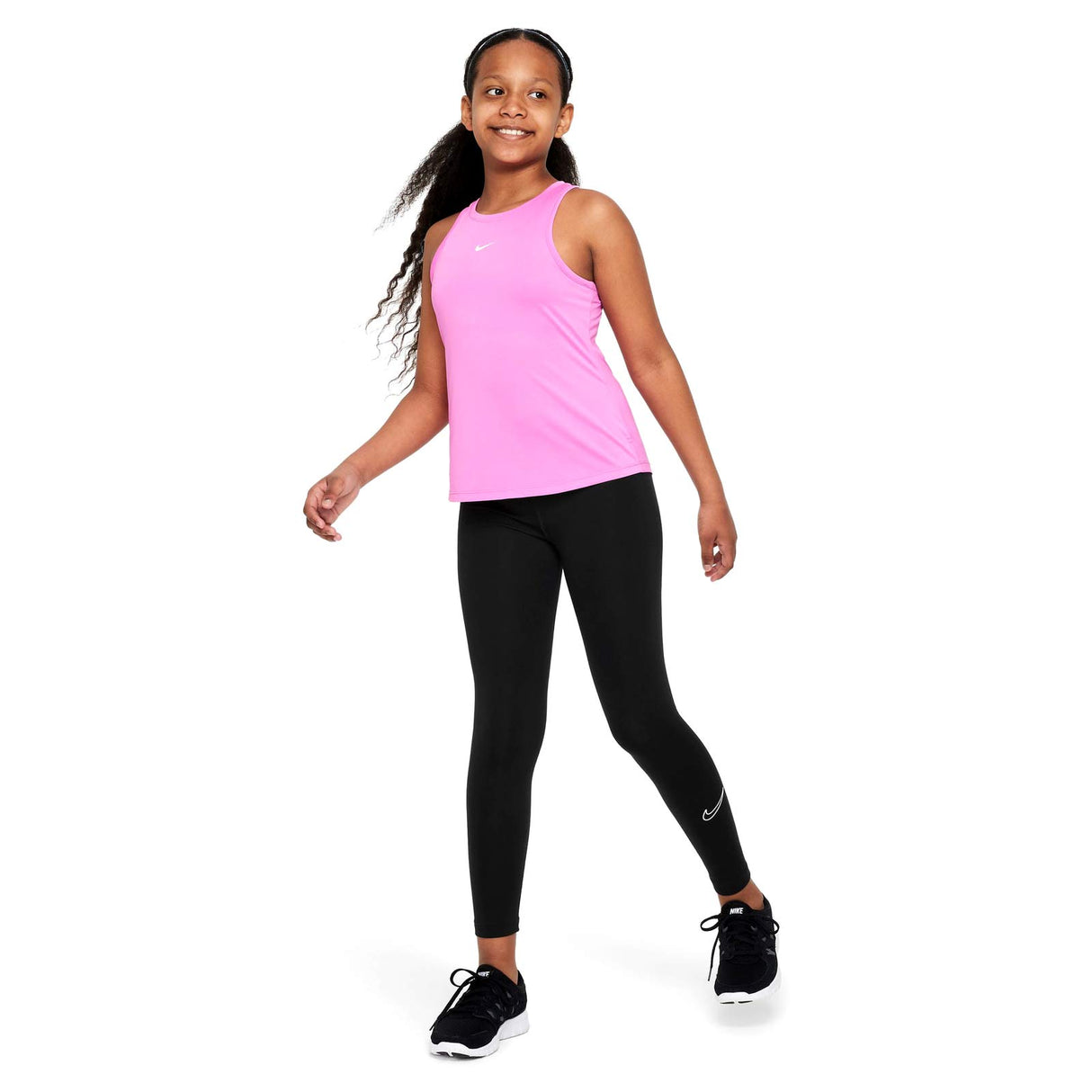 Nike Girls Dri Fit One Tank Pink