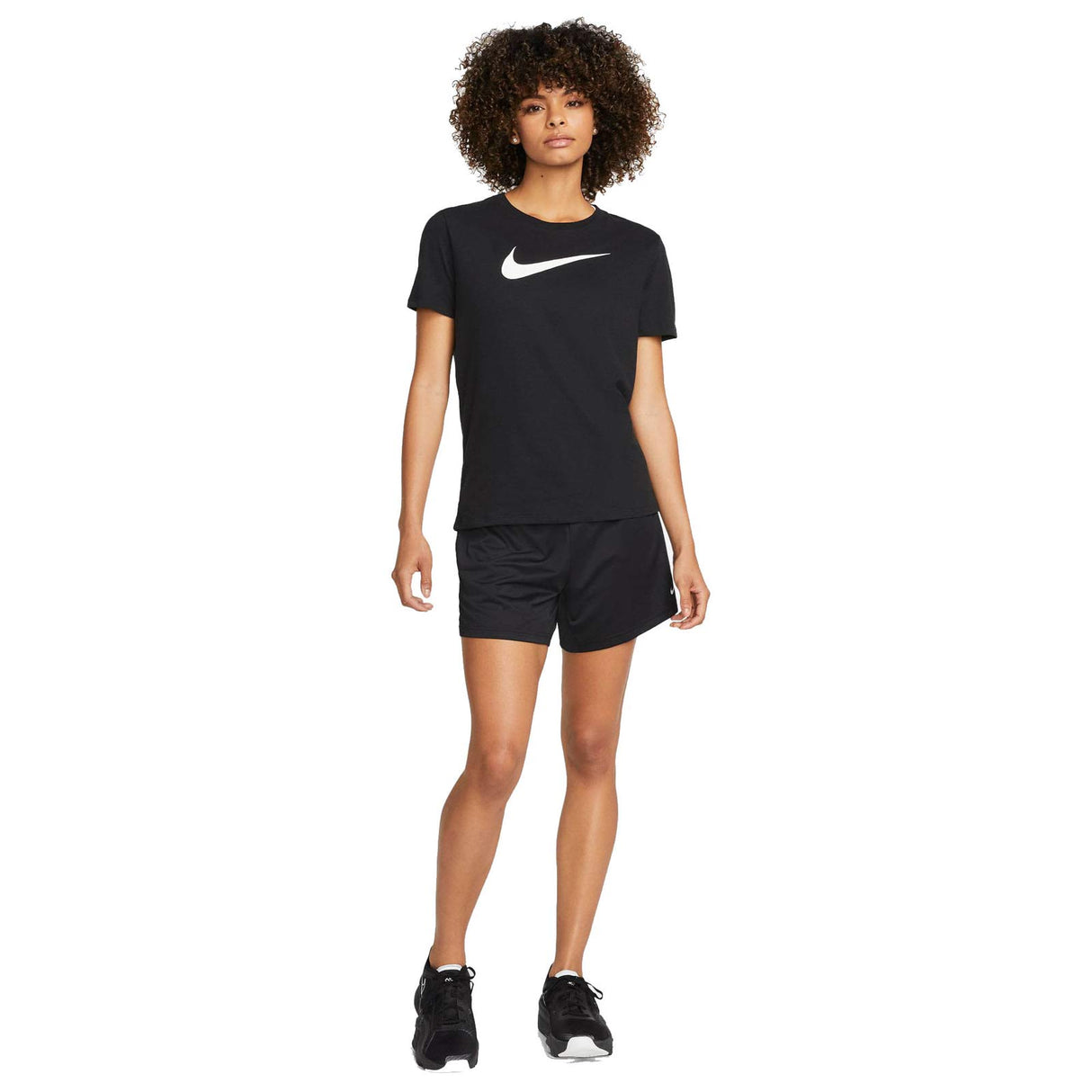 Nike Womens DF Swoosh Tee Black