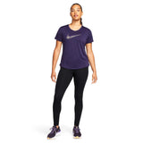 Nike Wmns NK DF Swoosh HBR SS Top Purple