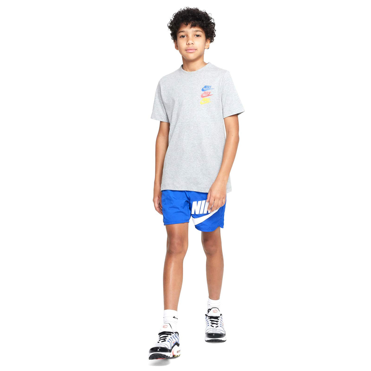 Nike Boys NSW SI Graphic Tee Grey