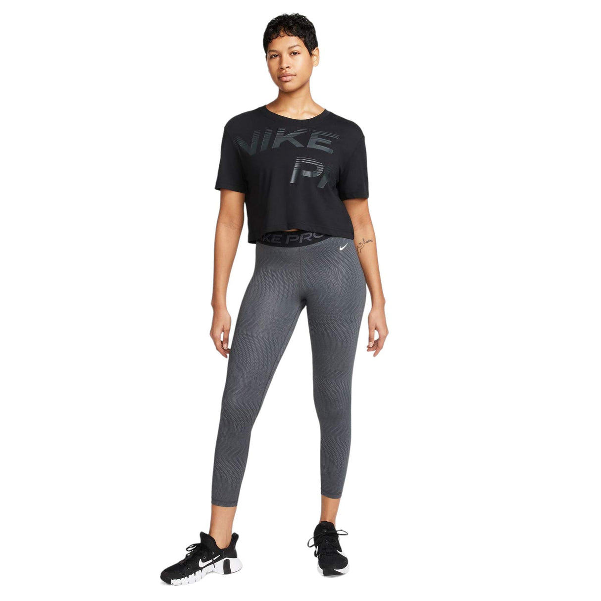 Nike Wmns Pro GRX SS Tee Black