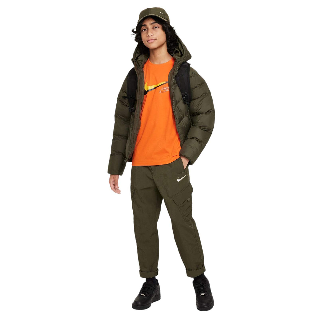 Nike Boys NSW SI SS Tee Orange