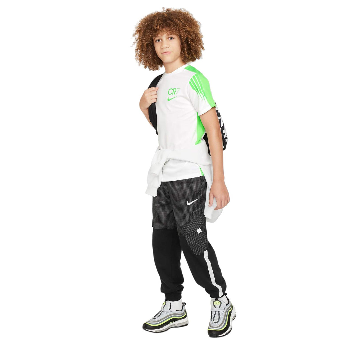 Nike Kids CR7 DF ACD23 Top SS White