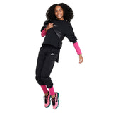Nike G NSW DF FLC CREW DANCE BLACK