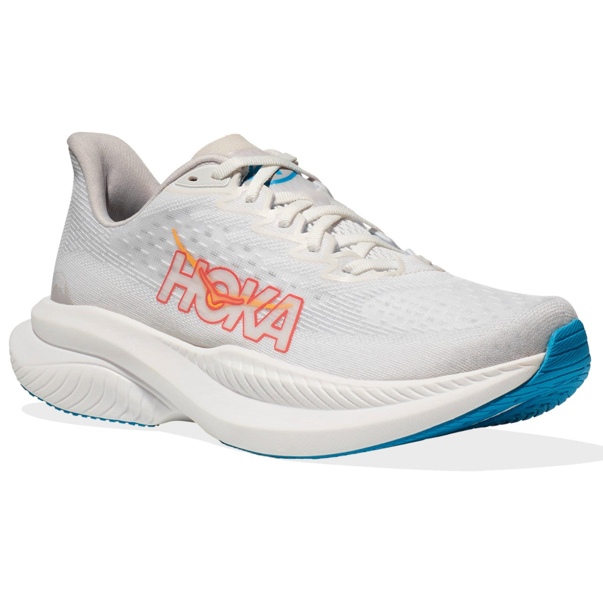 Hoka Mach 6 Womens White/Pink