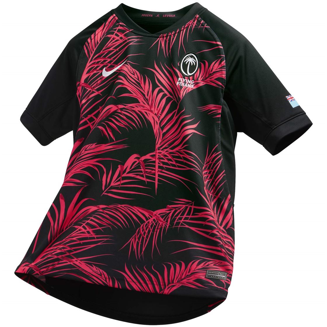 Nike Fiji 24 Away Stadium SS Jersey Blk